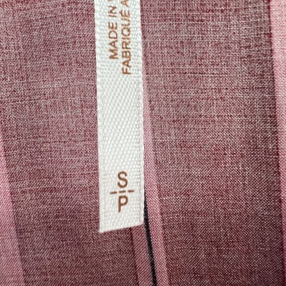 Free People Mackenzie Shirt Womens S Red Pink Striped Sleeveless Wrap Button Top - Picture 11 of 16